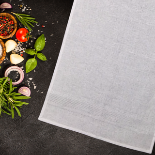 Lina dvielis | Glauni baltais