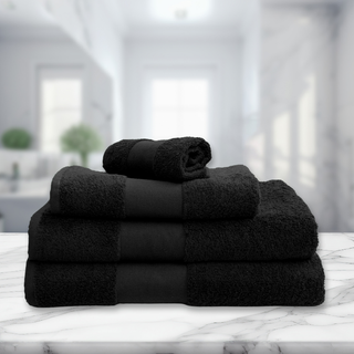 Klasiskais frotē dvielis «OLIMA 450» | Melns