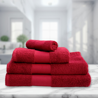 Klasiskais frotē dvielis «OLIMA 450» | Čilli sarkans