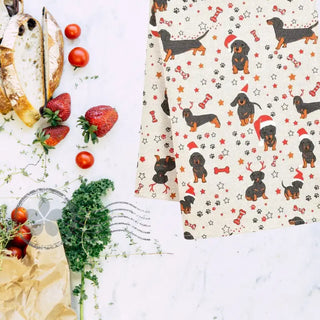 TIKAI 50 gab. || Lina dvielis | Svētku taksīši 46 * 70 cm Lina dvielis (2)