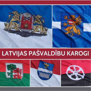 Latvijas pašvaldību karogi