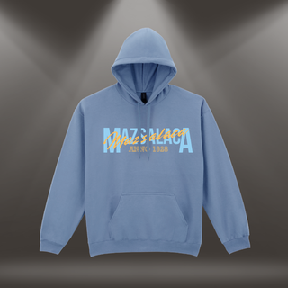 Hūdijs ar apdruku "Mazsalaca. Anno 1928." | Pelēcīgi zils (Stone blue)
