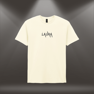 Kokvilnas T-krekls ar vārdu "Laura"