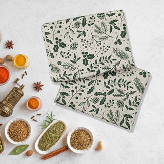 Lina dvielis | Ziemassvētku zaļumi