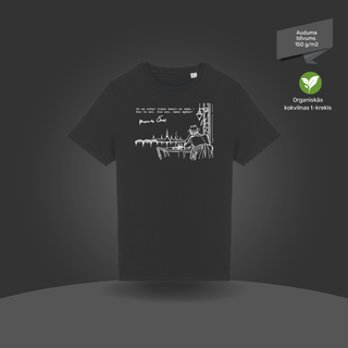 Organiskās kokvilnas T-krekls | "Un es atkal viens..."