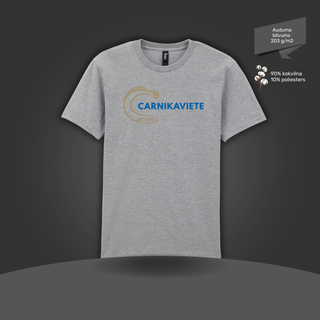 Kokvilnas T-krekls "Carnikaviete" | 4 krāsas
